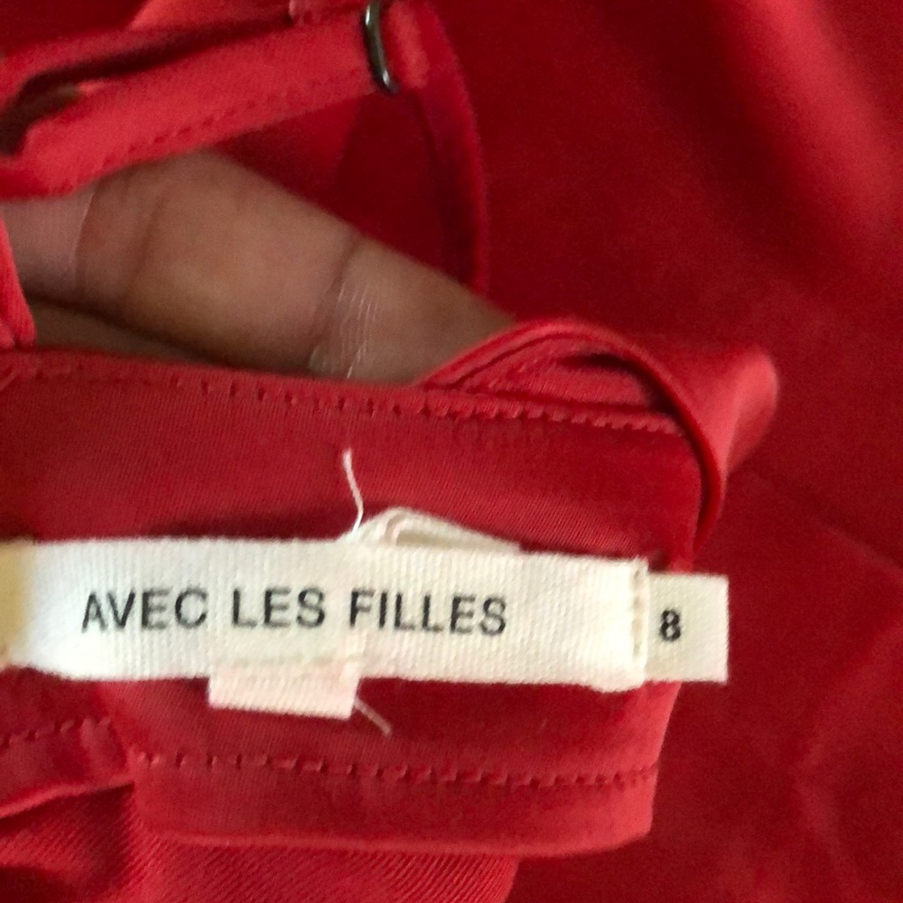 ❤️HP❤️Sexy red dress midi size 8 womens - Picture 6 of 8